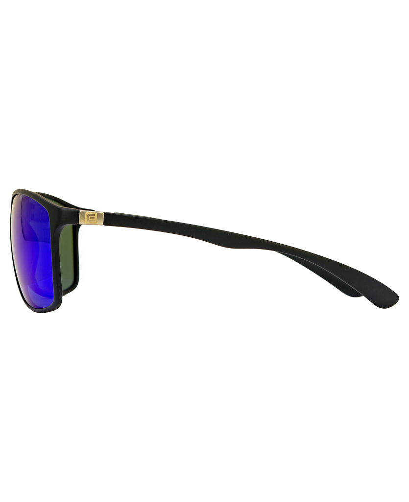 Milano (Black/Blue Mirror Polarized Lens)