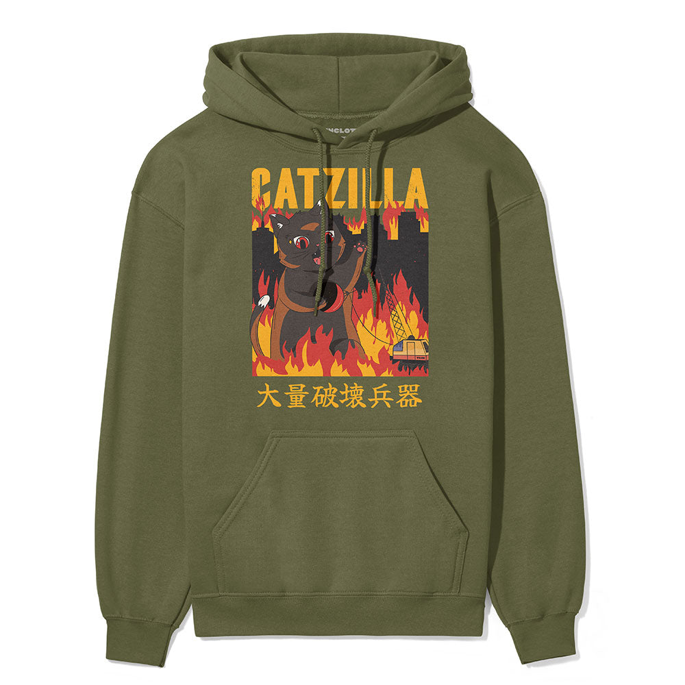 Catzilla City Cat Hoodie