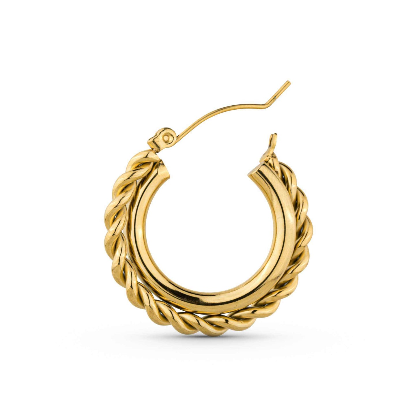 Mirage Twisted Hoop Earrings