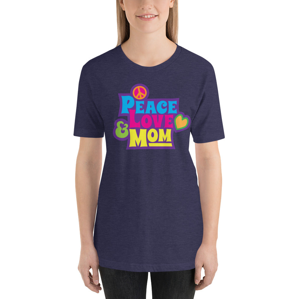 Peace, Love, & Mom Tee
