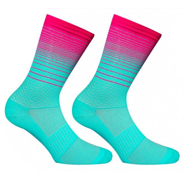 Modern Unisex Cycling Socks For Men And Women Outdoor Sports Socks Bike Footwear for Road Bike Running Basketball Sports Socks For Cycling