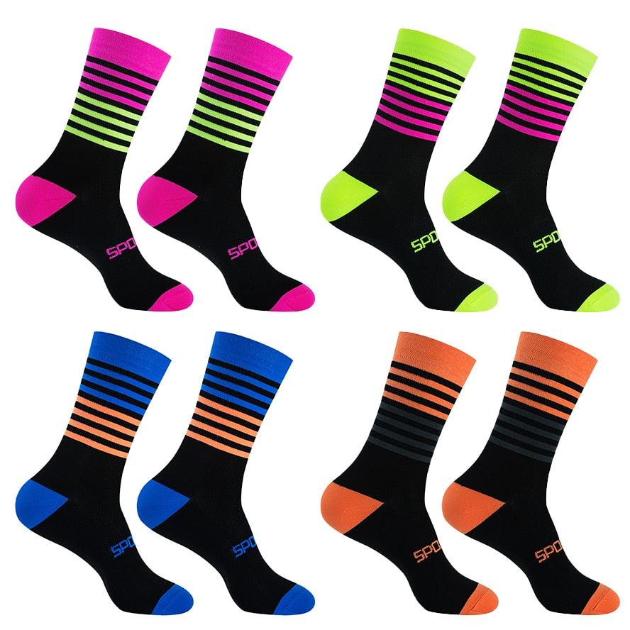 Modern Unisex Cycling Socks For Men And Women Outdoor Sports Socks Bike Footwear for Road Bike Running Basketball Sports Socks For Cycling