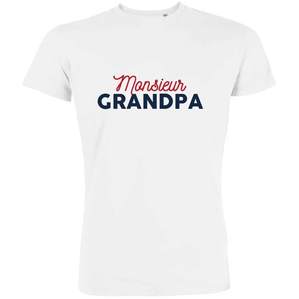 Monsieur Grandpa Men's Organic Tee