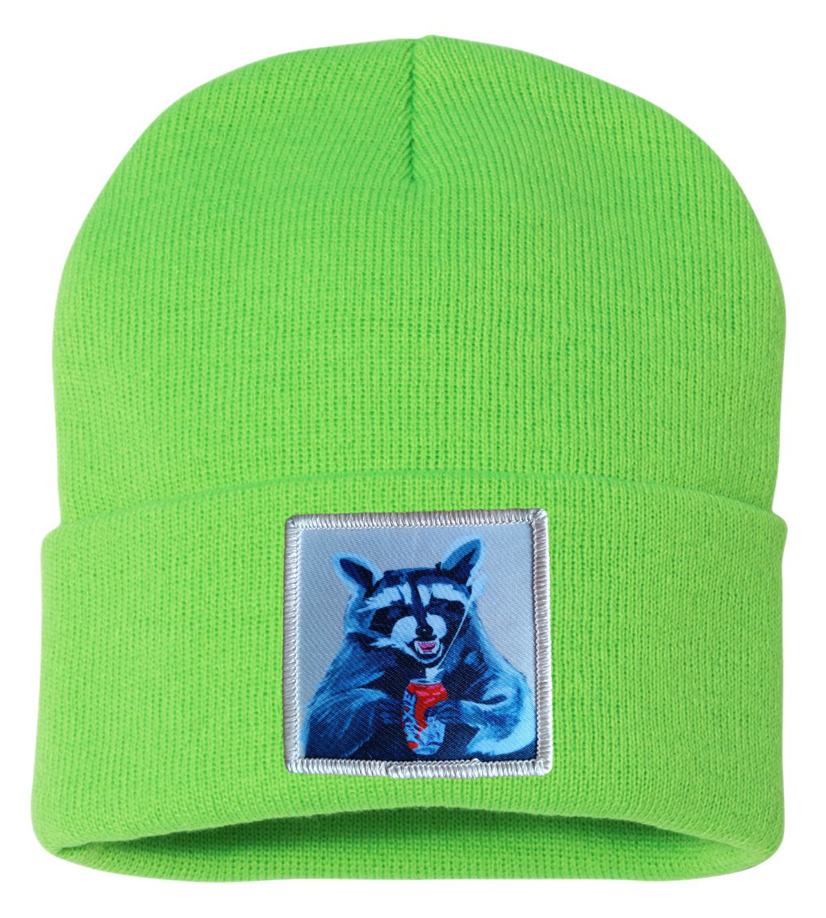 Camp Crasher Raccoon Beanie