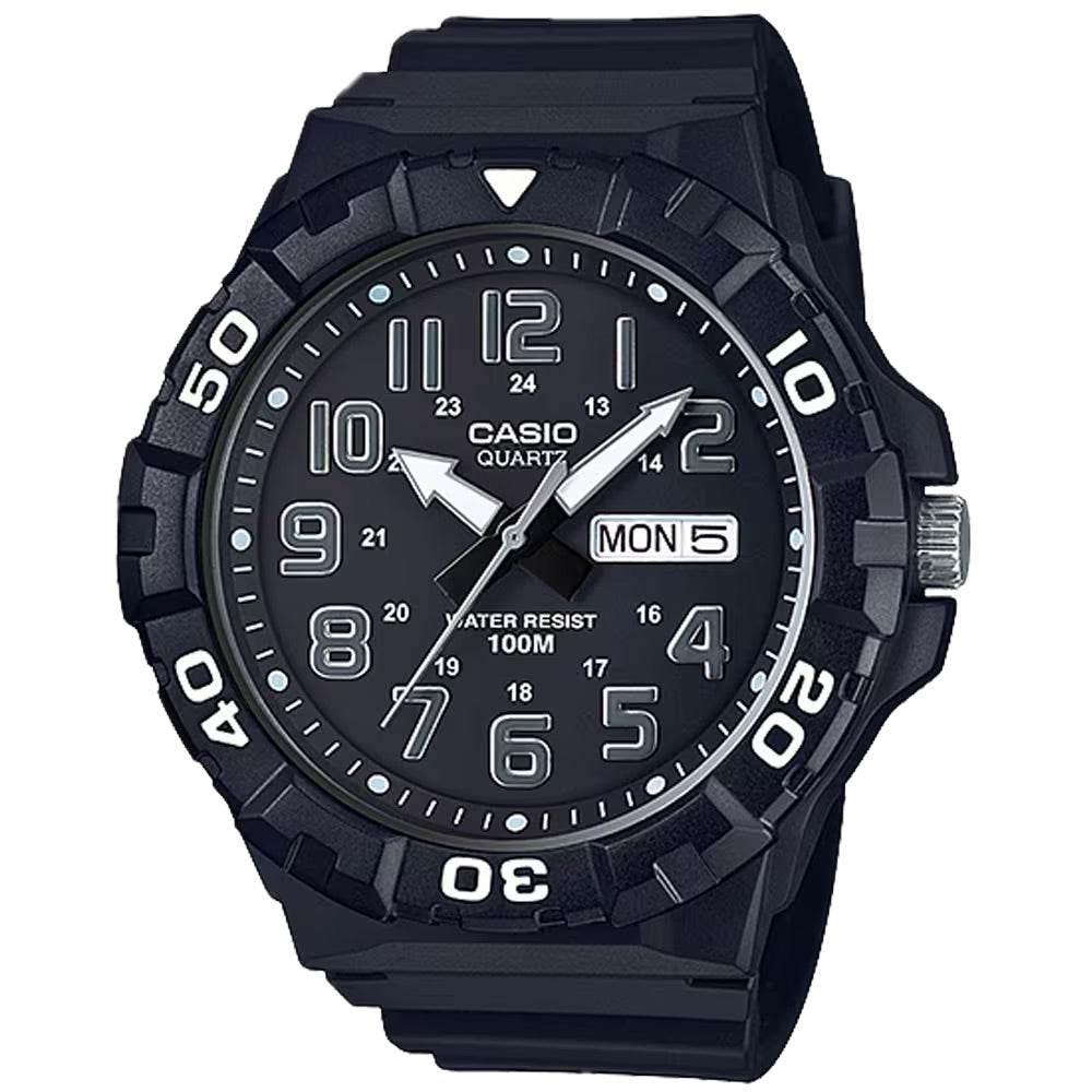 Casio Men's Oversized Sport Watch with Black Dial - MRW-210H-1AV