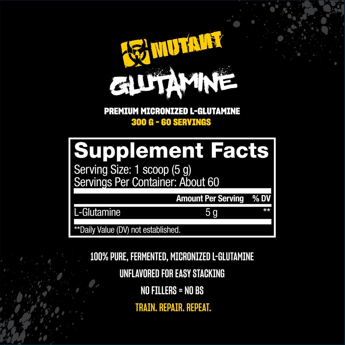 Mutant Glutamine, 60 servings