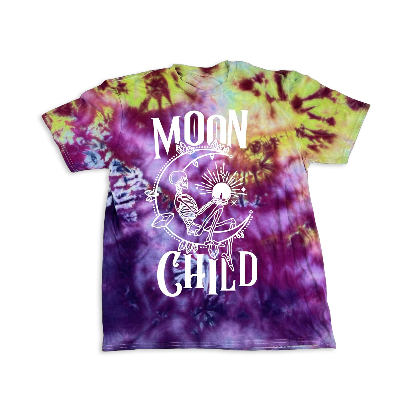 Moon Child - Unisex Tie-Dye T-shirt - Infused with Moonstone