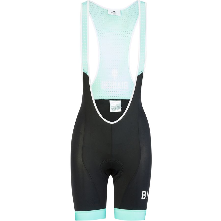 Bianchi Milano Nocito Women's Bib Shorts (Black / Celeste) XS-XL