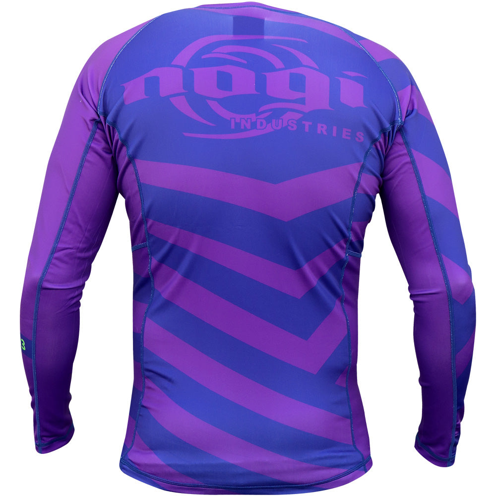 Exeter Long Sleeve Rank Rash Guard - Purple