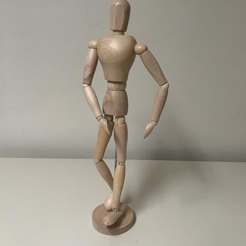 Wooden Human Manikin - Male/16" Mannequin By Kalalou