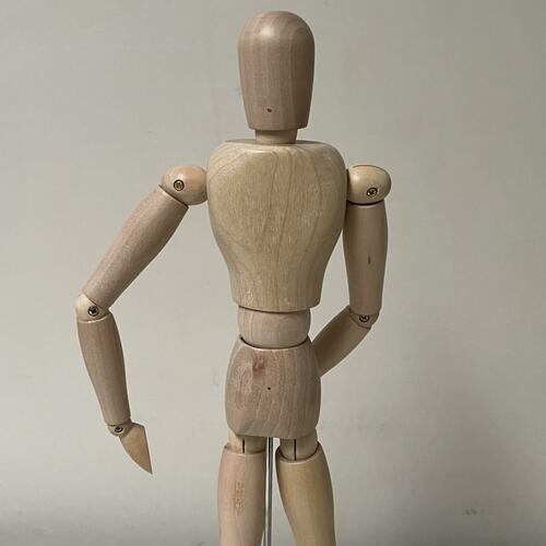 Wooden Human Manikin - Male/16" Mannequin By Kalalou