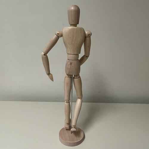 Wooden Human Manikin - Male/16" Mannequin By Kalalou