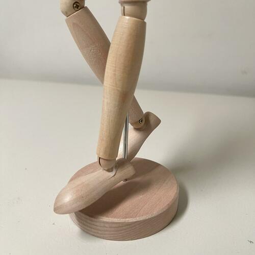 Wooden Human Manikin - Male/16" Mannequin By Kalalou