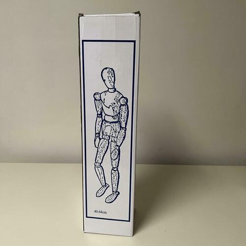 Wooden Human Manikin - Male/16" Mannequin By Kalalou
