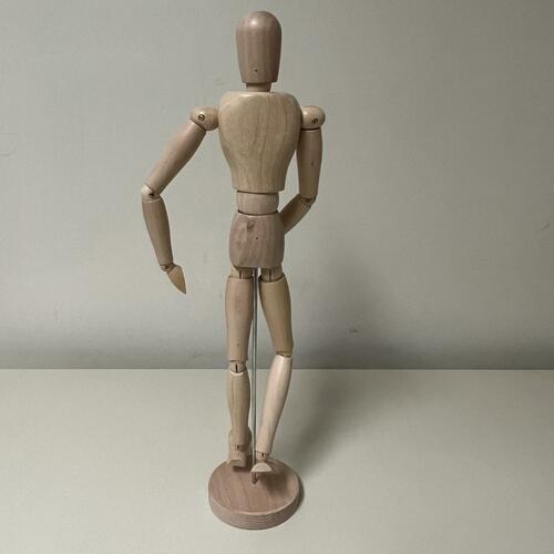 Wooden Human Manikin - Male/16" Mannequin By Kalalou