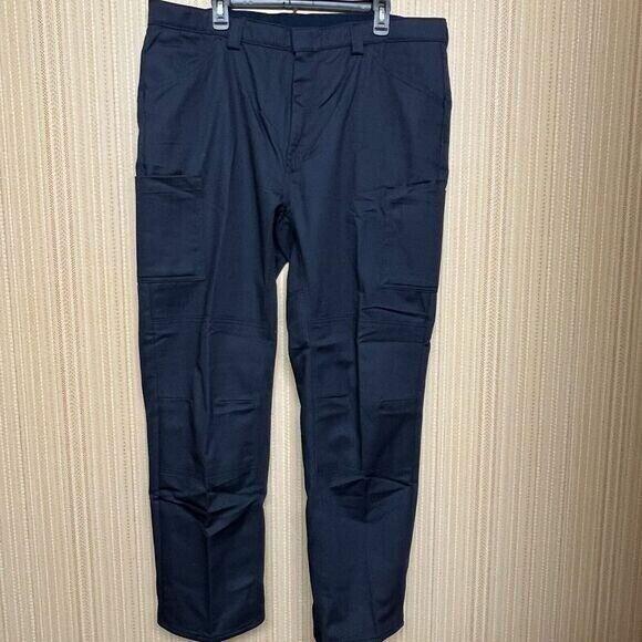 Red Kap Uniform Work Pants Cargo Style - Navy Blue -Size 42x30