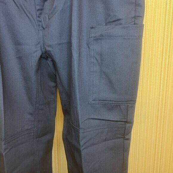 Red Kap Uniform Work Pants Cargo Style - Navy Blue -Size 42x30