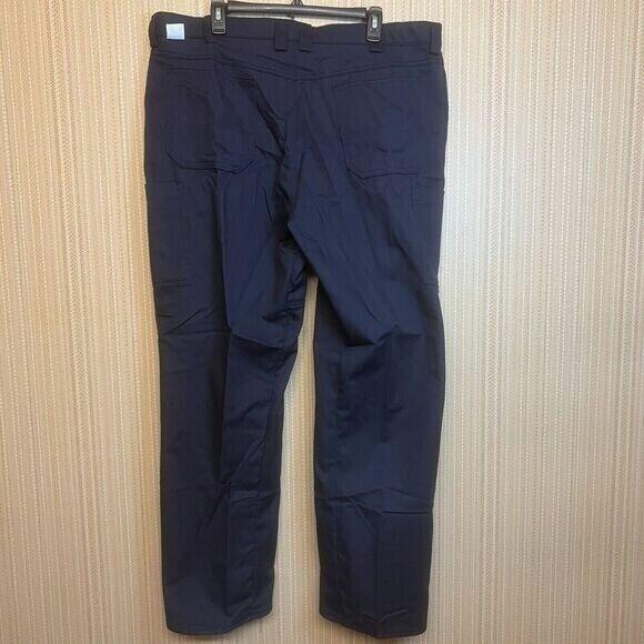 Red Kap Uniform Work Pants Cargo Style - Navy Blue -Size 42x30