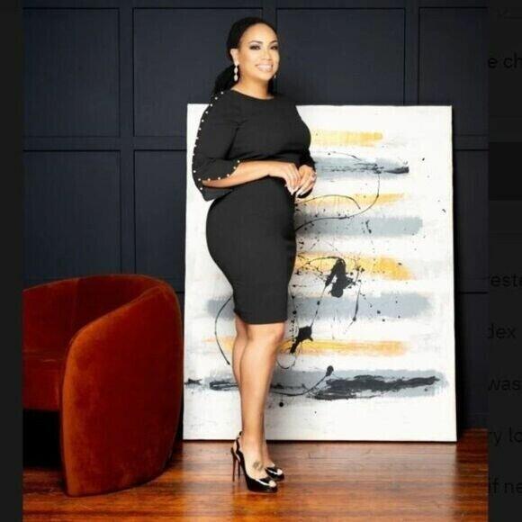 Allen Kay Midi Dress