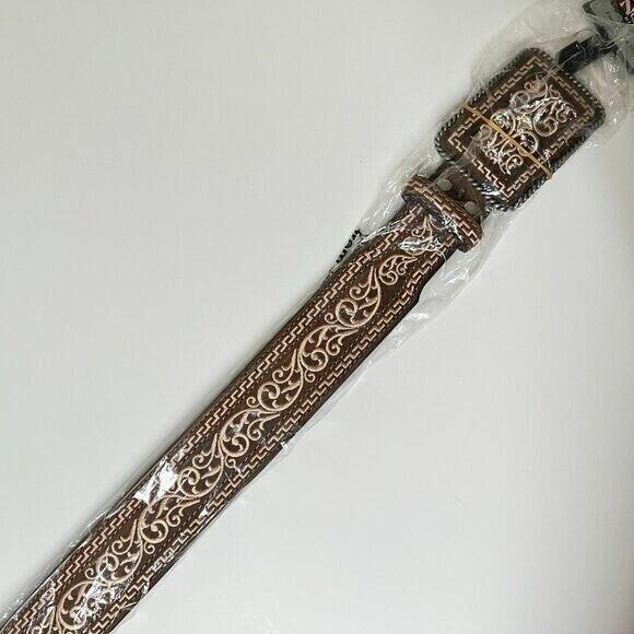 Nocona Belt Co. Western Men's Embroidered Belt