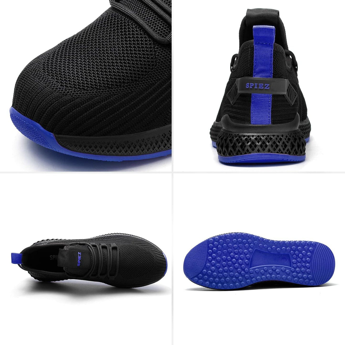 Unisex Safety Shoes w/Composite Toe Cap, Puncture Proof Lightweight Size- M8/W9
