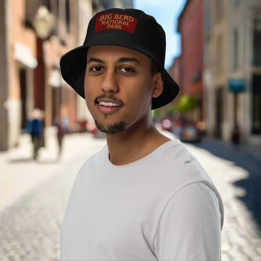 Big Bend National Park Organic Embroidered Bucket Hat