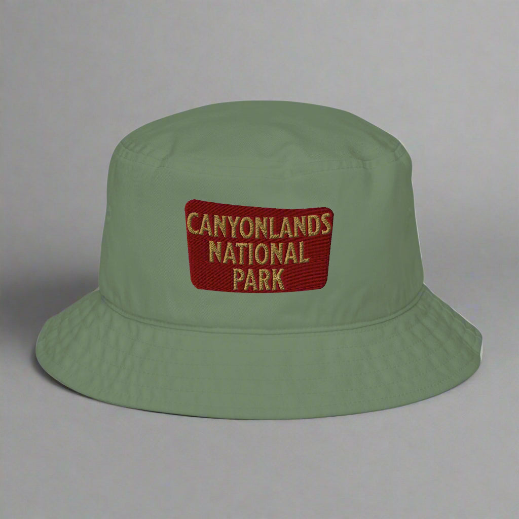 Canyonlands National Park Embroidered Organic Bucket Hat