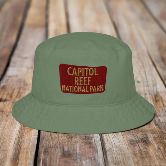 Capitol Reef National Park Embroidered Bucket Hat