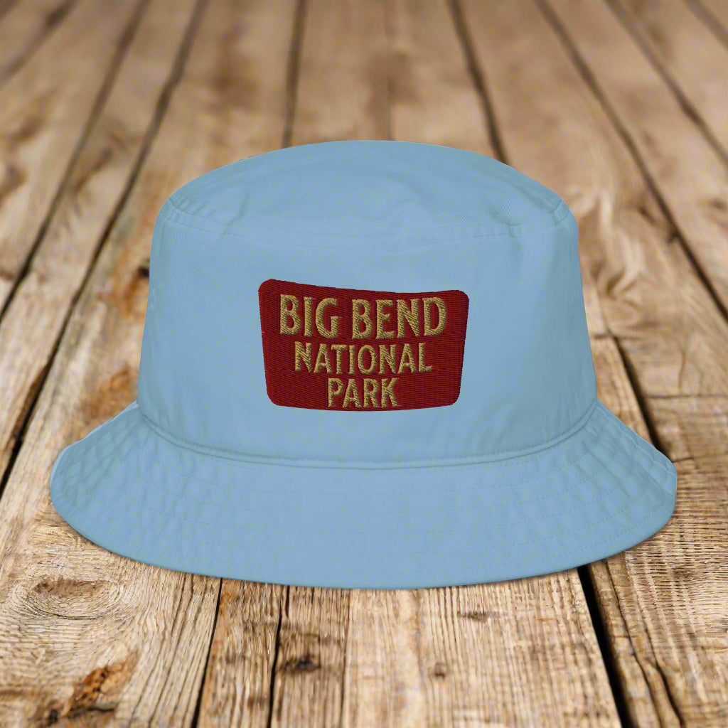 Big Bend National Park Organic Embroidered Bucket Hat