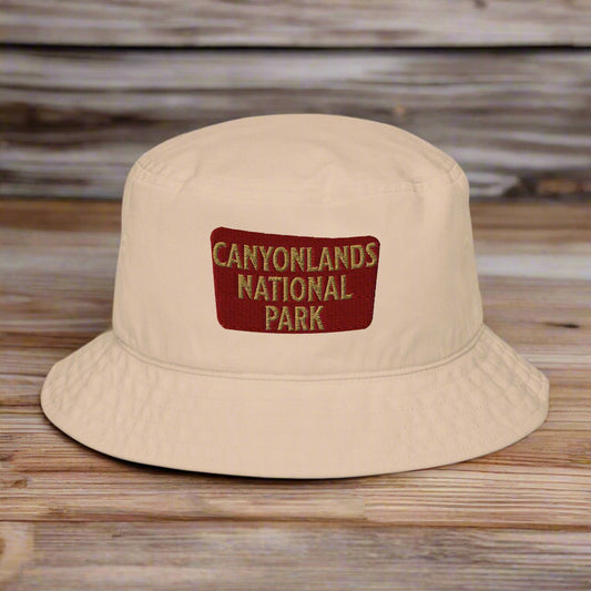 Canyonlands National Park Embroidered Organic Bucket Hat