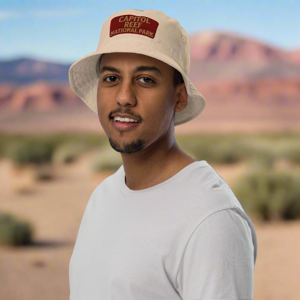 Capitol Reef National Park Embroidered Bucket Hat