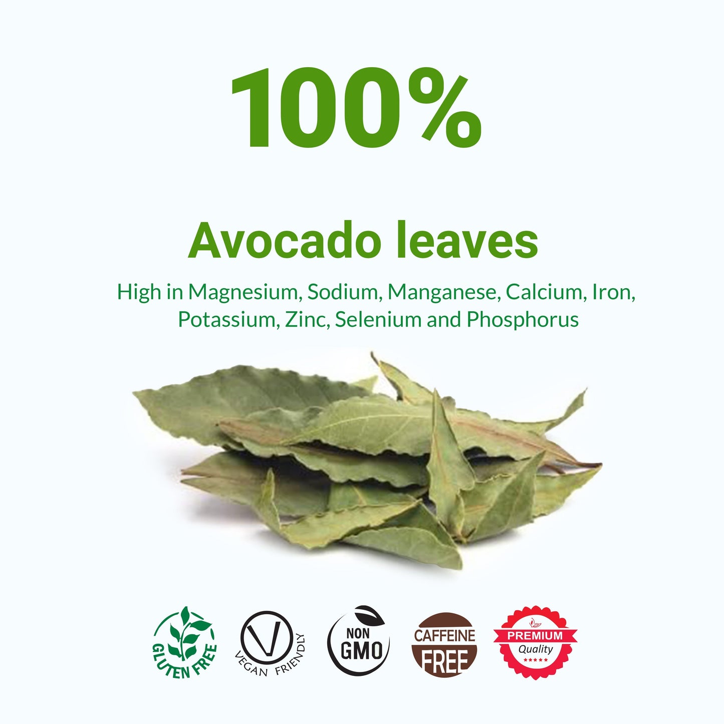 Dried Avocado Leaves, (Hojas De Aguacate) - 2.6oz (75gm). Makes 28 cups