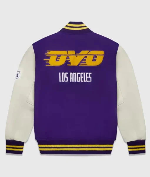 Ovo Los Angeles Lakers Varsity Bomber Jacket