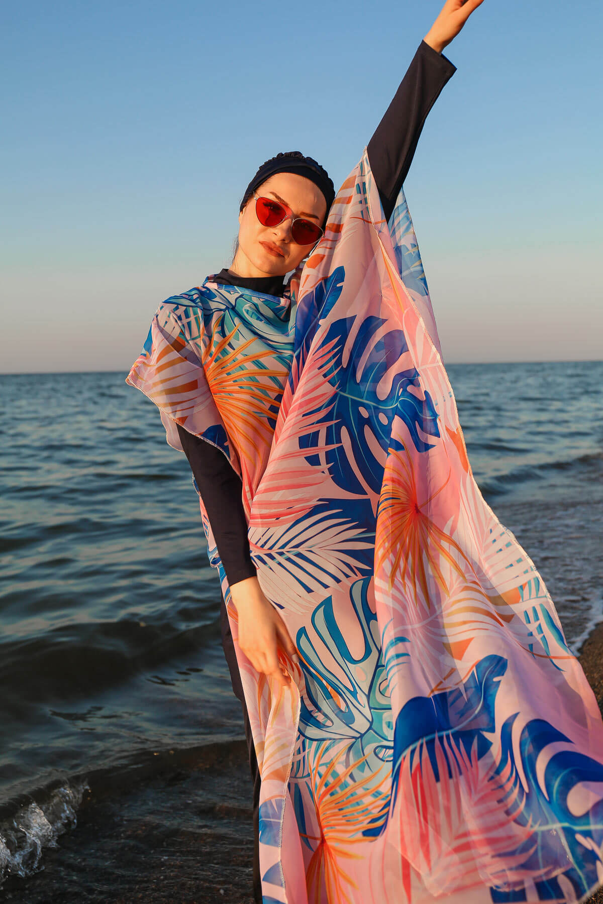 Blue Pareo Kimono P2109