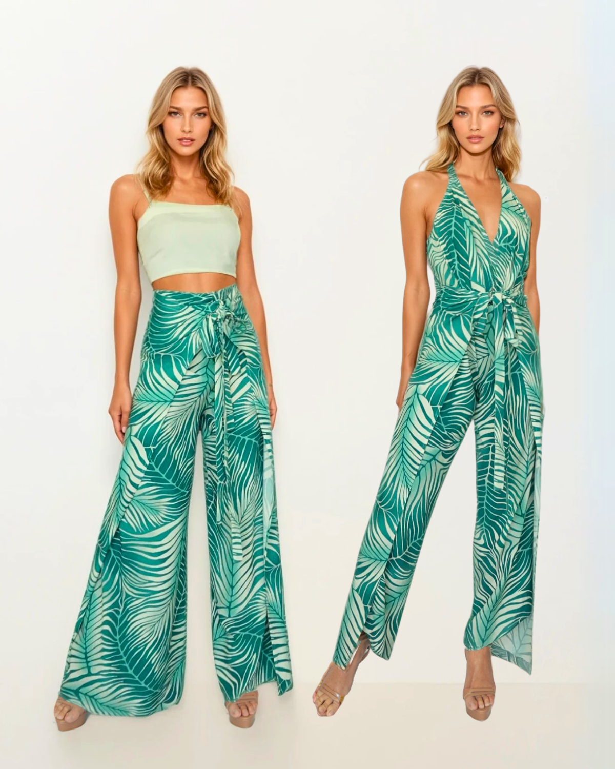 Pant to Jumpsuit - Island Print