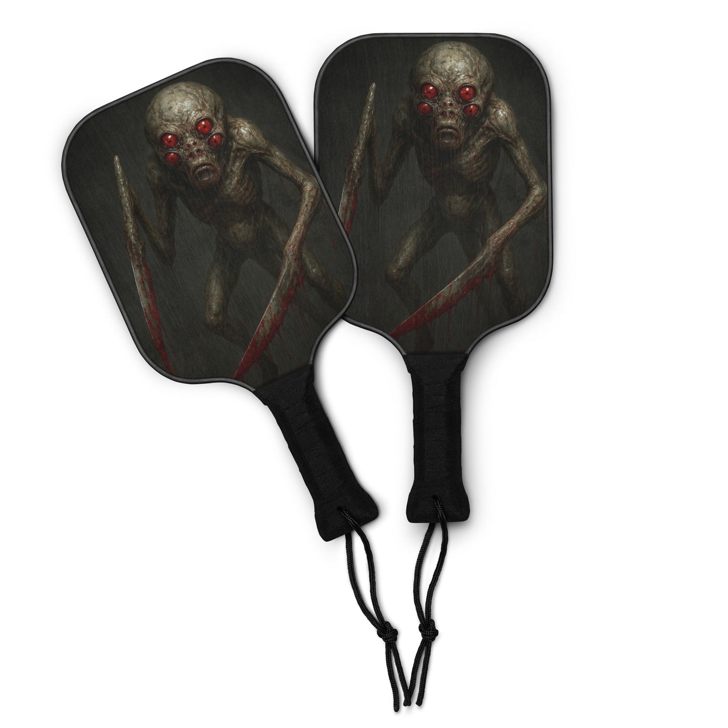 Alien Creature Pickleball paddle set