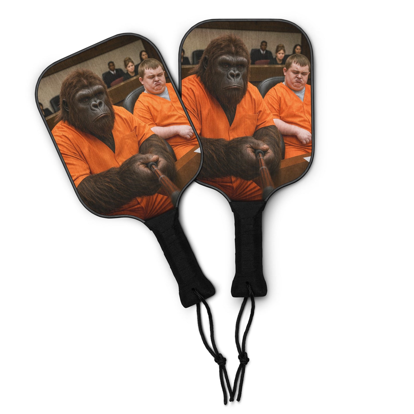 Bigfoot vlogs Jail Pickleball paddle set