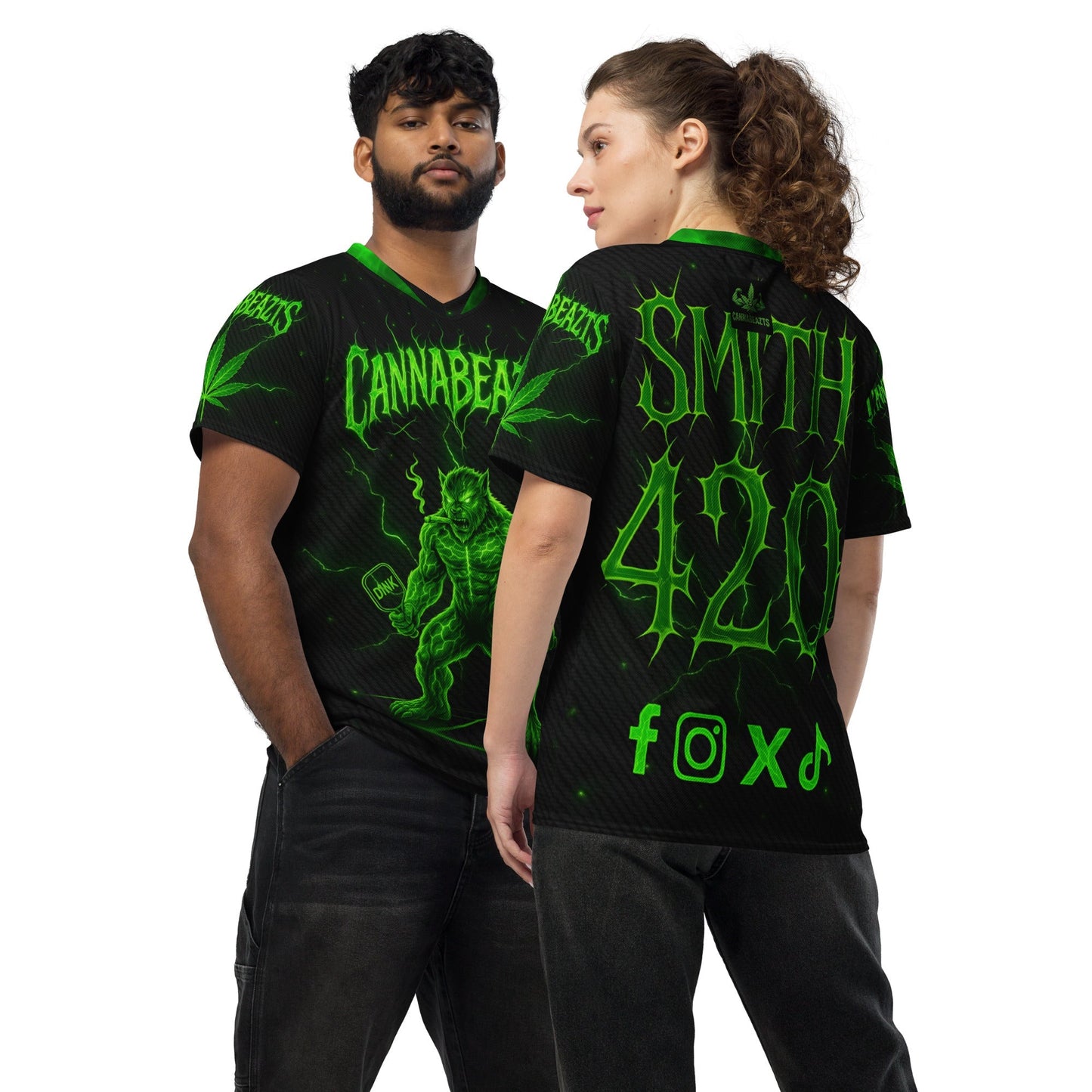 Pickleball smith cannabeazts official jersey