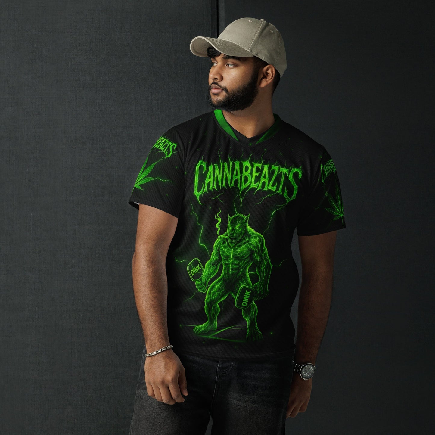 Pickleball smith cannabeazts official jersey