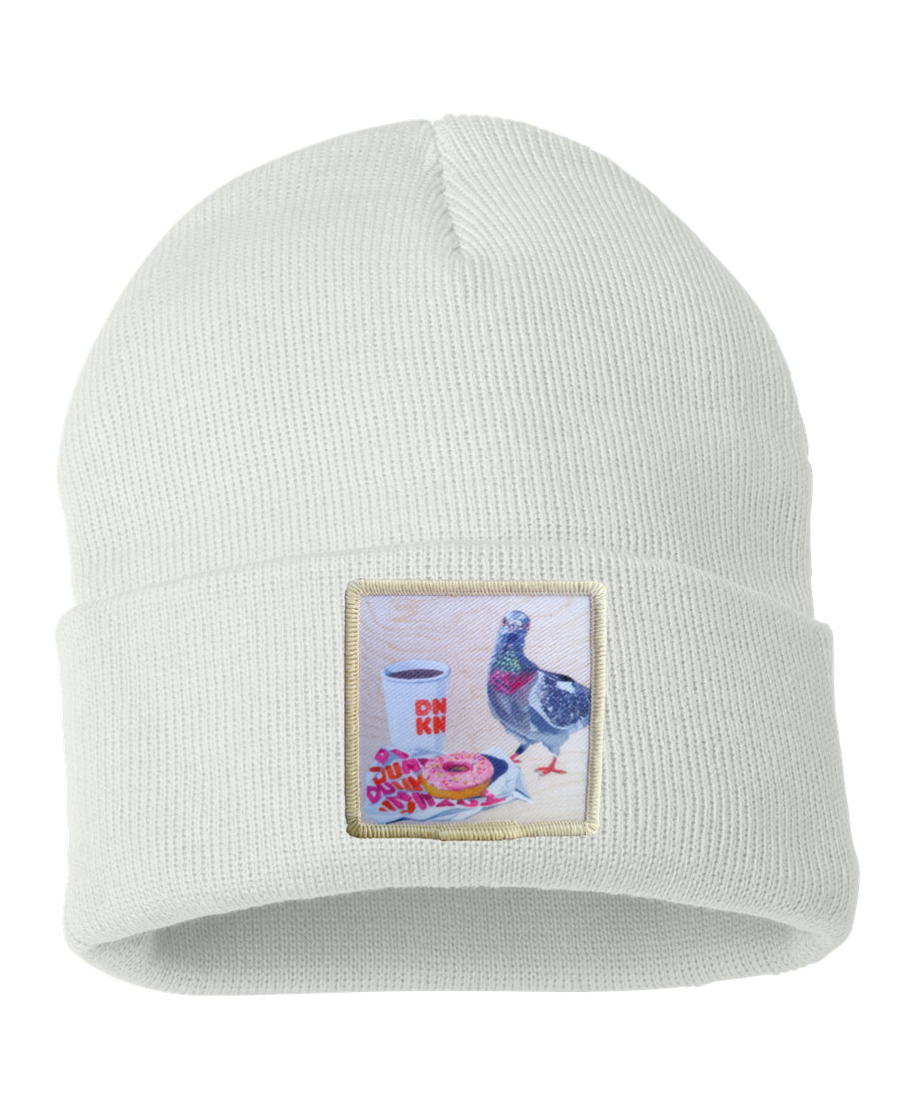 Pigeons Run on Donuts Beanie