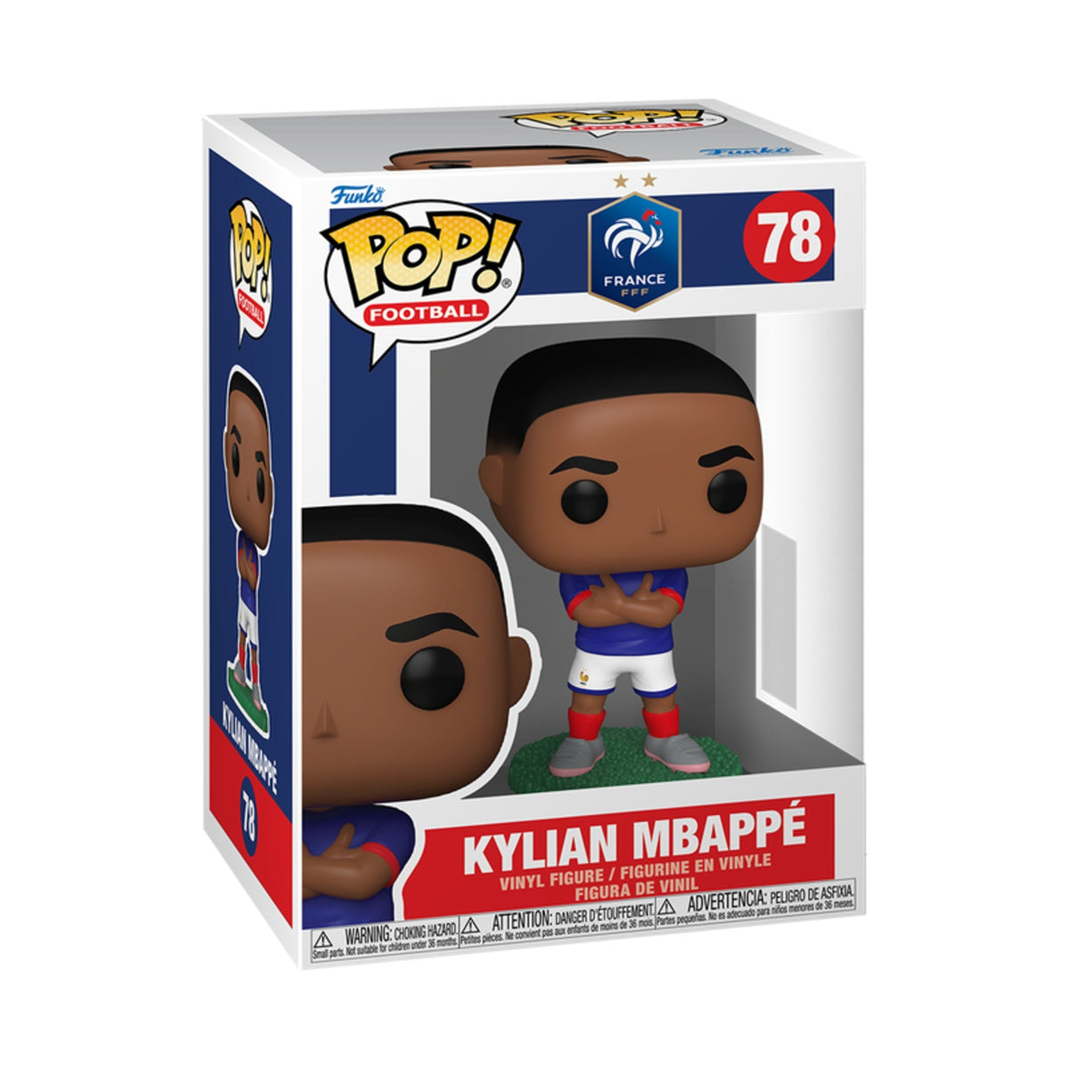 Funko Pop Football: Kylian Mbappe 4-Inch Vinyl Figure #78