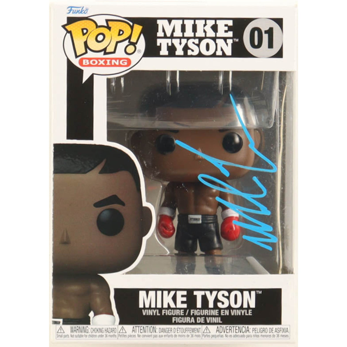 Funko Pop Boxing: Mike Tyson (Signed) 4-Inch Vinyl Figure #01