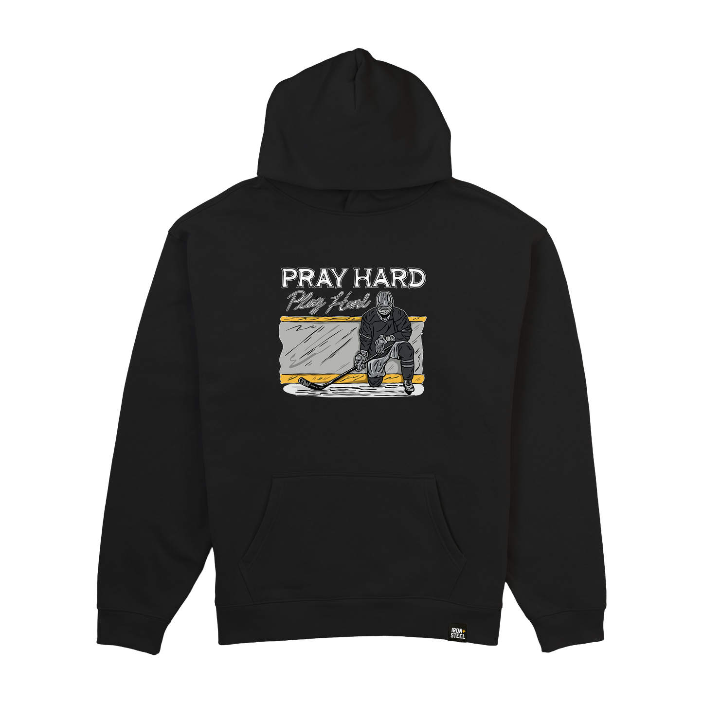 Pray Hard Play Hard Oversized Hoodie