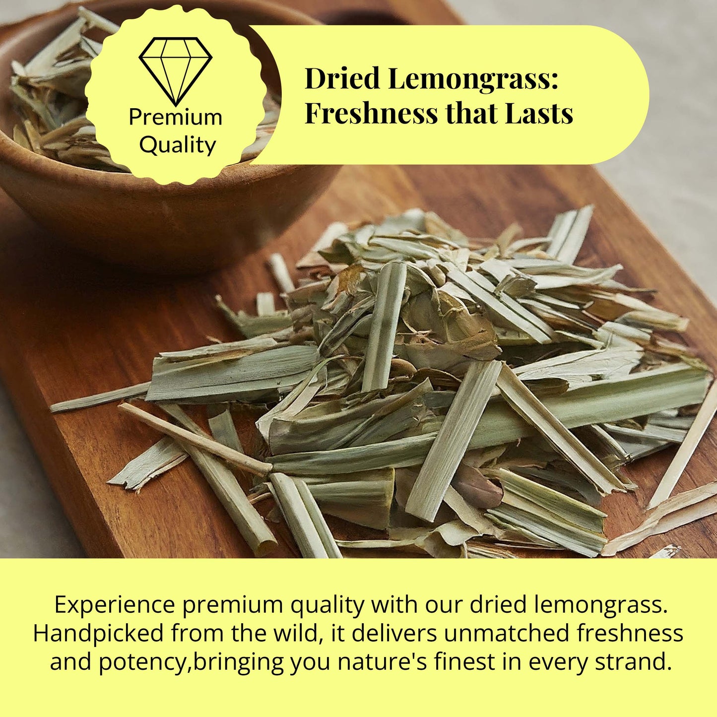 Akshit Dried Lemongrass Leaves | Dried Lemongrass Tea | Loose Leaf Tea | Te De Limon | Lemon Grass Leaves| 2.6 oz I limón césped I Citronnelle Bio Akshit