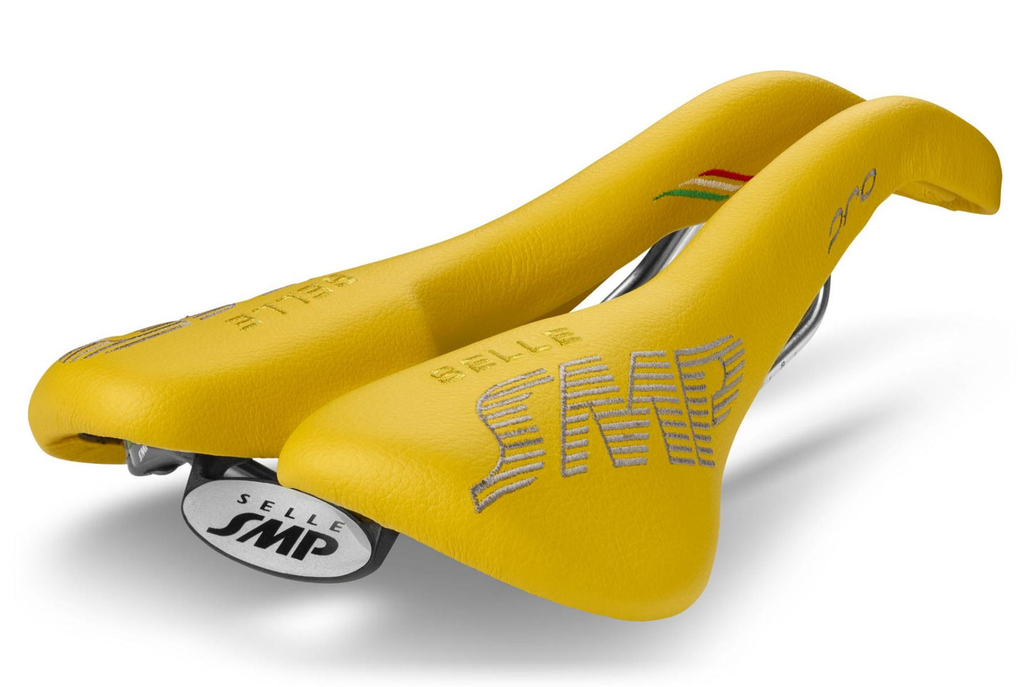 Selle SMP Pro Saddle with Steel Rails (Yellow)