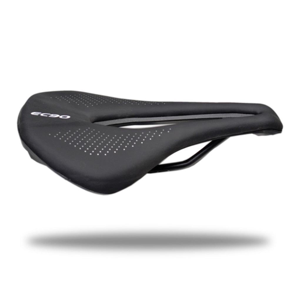 Sport Bicycle Seat Saddle Road Bike Saddles Mountain Bike Racing Saddle PU Breathable Soft Seat Cushion Suspension Gel Bike Saddle Breathable Comfortable Bicycle Seat Ergonomics Design Fit Mountain Bike Road Bike
