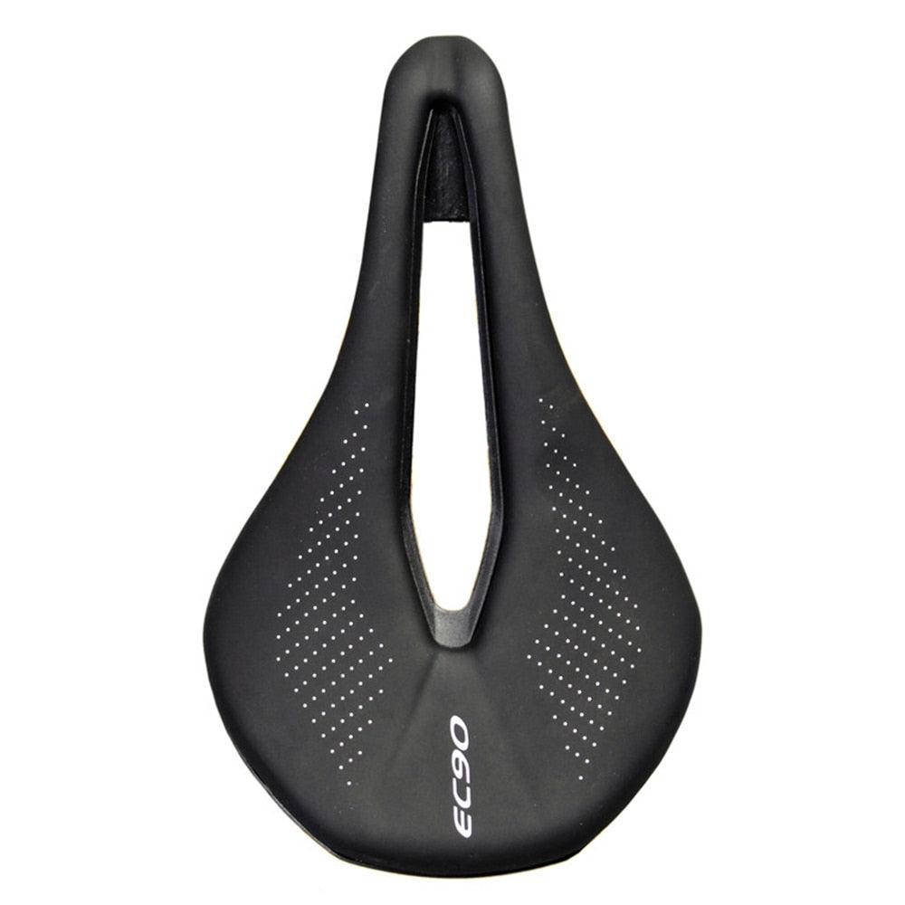 Sport Bicycle Seat Saddle Road Bike Saddles Mountain Bike Racing Saddle PU Breathable Soft Seat Cushion Suspension Gel Bike Saddle Breathable Comfortable Bicycle Seat Ergonomics Design Fit Mountain Bike Road Bike