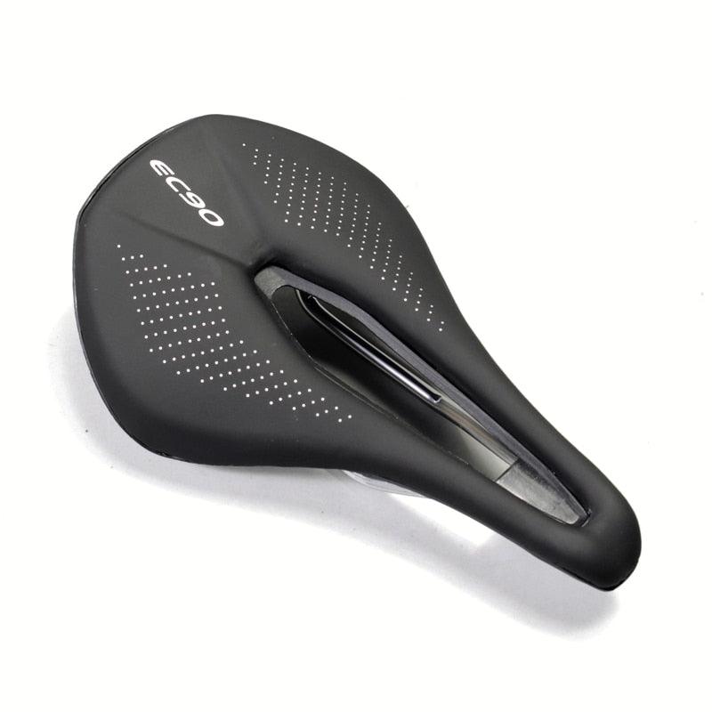 Sport Bicycle Seat Saddle Road Bike Saddles Mountain Bike Racing Saddle PU Breathable Soft Seat Cushion Suspension Gel Bike Saddle Breathable Comfortable Bicycle Seat Ergonomics Design Fit Mountain Bike Road Bike