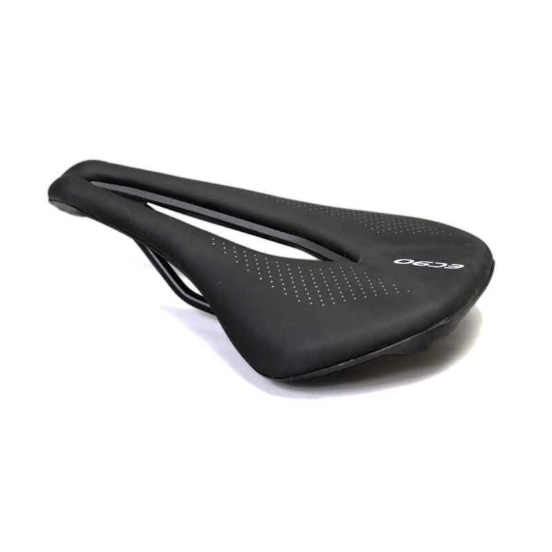 Sport Bicycle Seat Saddle Road Bike Saddles Mountain Bike Racing Saddle PU Breathable Soft Seat Cushion Suspension Gel Bike Saddle Breathable Comfortable Bicycle Seat Ergonomics Design Fit Mountain Bike Road Bike