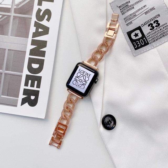 Stainless Steel Apple Watch Band Series 11/10/9/8/7/6/5/4/ SE / Ultra 1/2/3